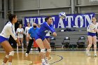 Volleyball vs Babson  Wheaton Women's Volleyball vs Babson College. - Photo by Keith Nordstrom : Wheaton, Volleyball, VB